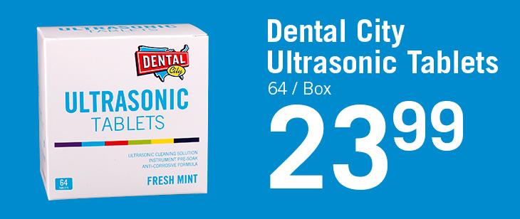 $23.99 Dental City Ultrasonic Tablets 64/Box