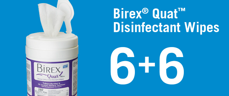 Buy 6 Get 6 Free! Birex® Quat™ Disinfectant Wipes