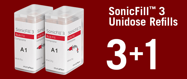 SonicFill 3 Unidose Refills Buy 3 Get 1 Free