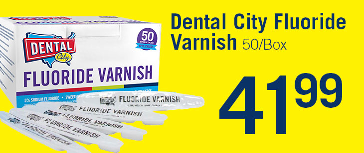 $41.99 Dental City Fluoride Varnish 50 per Box