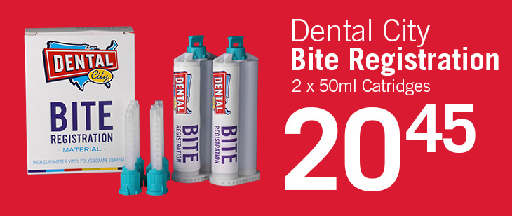 $20.45 Dental City Bite Registration 2 x 50mL Cartridges