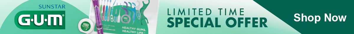 Buy 3 GUM Adult Toothbrush Kits, Get 1 box GUM SOFT-PICKS Advanced or Advanced Tight FREE