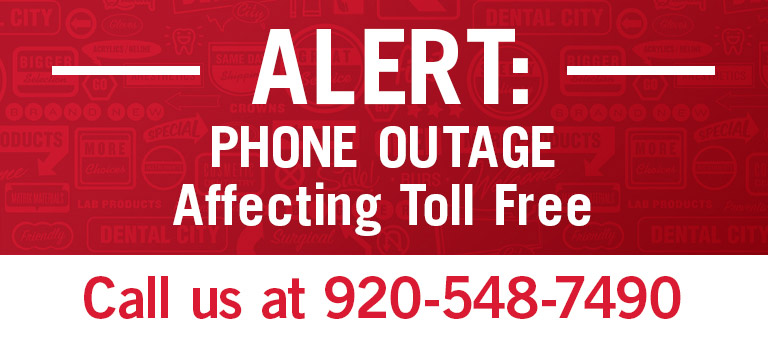 ALERT: Phone outage affecting Toll-Free — Call us at 920-548-7940